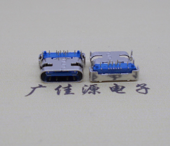 卧式Type-C16P母座前插後貼連接器