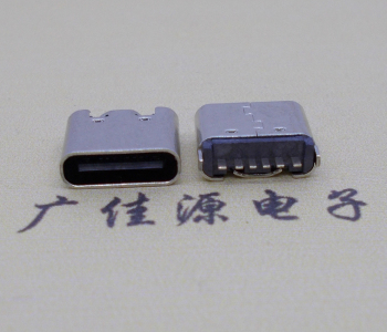 立式插闆usb type-c6p母座