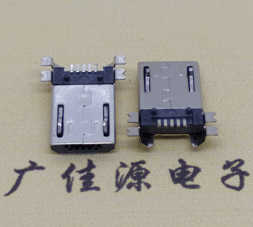 micro usb 5pin公頭四腳貼闆安卓充電數據接口