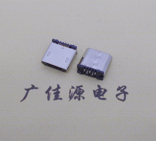 micro usb 5p公頭 短體插闆H=5.9立插