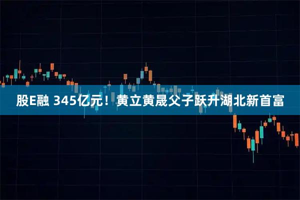 股E融 345亿元！黄立黄晟父子跃升湖北新首富