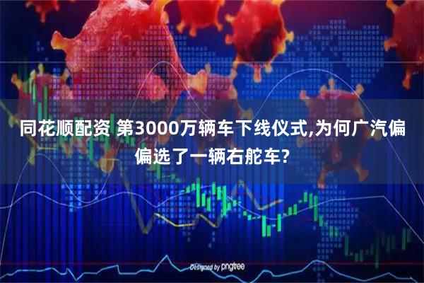 同花顺配资 第3000万辆车下线仪式,为何广汽偏偏选了一辆右舵车?